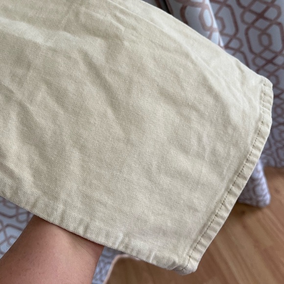 Urban Outfitters Cream Wide-Leg Pants - Picture 2 of 7